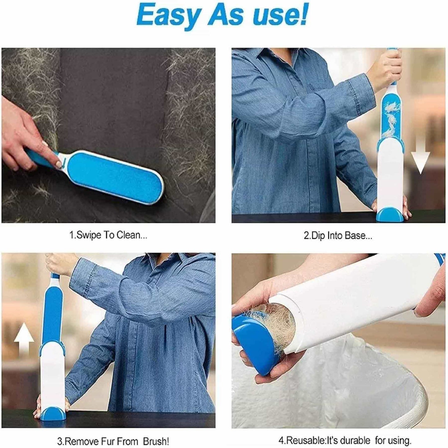 ✨ Cepillo Quita Pelusas 🐶🐱